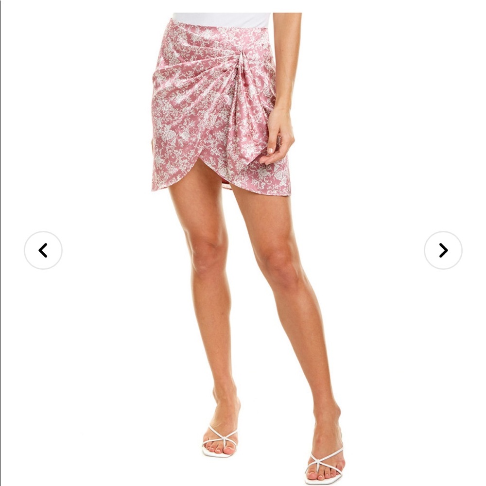 Caroline Constas Silk Paisley skirt